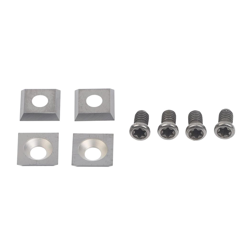 20pcs Carbide Cutter Inserts for Wood Lathe Turning Tools Suitable for Use in Planing and Wood Turning with Easy Replacement