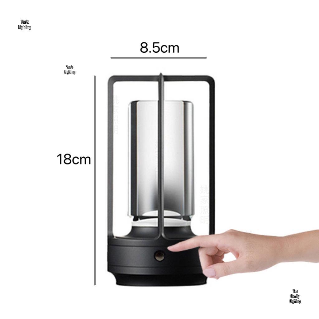 

Хрустальная настольная лампа в форме креста: Высококлассный декоративный ночник для прикроватной тумбочки, гостиной или создания атмосферы в ресторане Tri-color Light - Touch Switch - Rechargeable