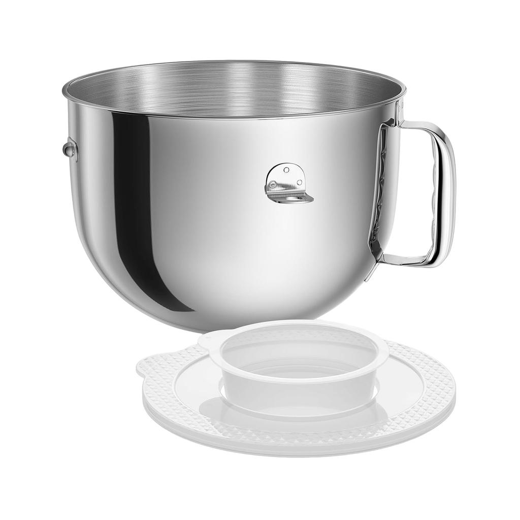 Stand Mixer Bowl Lid Mixer Bowl Mixer Accessory Mixer Bowl Cover Kitchen Mixer Attachments Suitable for 6QT Mixers