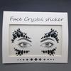 Cat Face Masquerade Rhinestone Stickers & DIY Jewelry Ring for Makeup