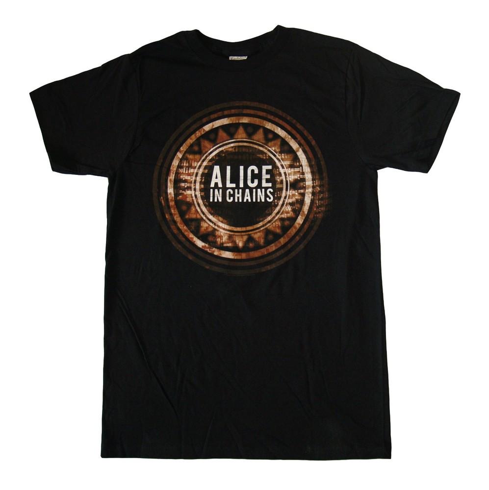 ALICE IN CHAINS - Circle Logo - t shirt S,M,L,XL,2XL New Official Merchandise