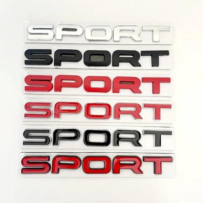 3D Sport Car Trunk Metal Badge Emblem For Car Rear Tailgate Fender Door Adhesive Badge for Land Rover Range Rover Sport C4