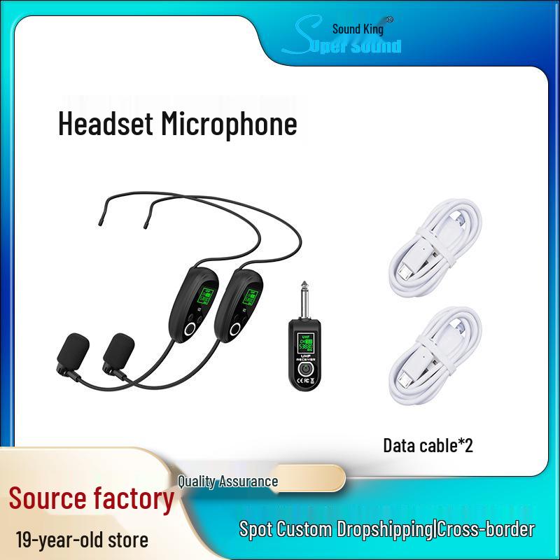 Wireless Headset Microphone for Teaching and Performance