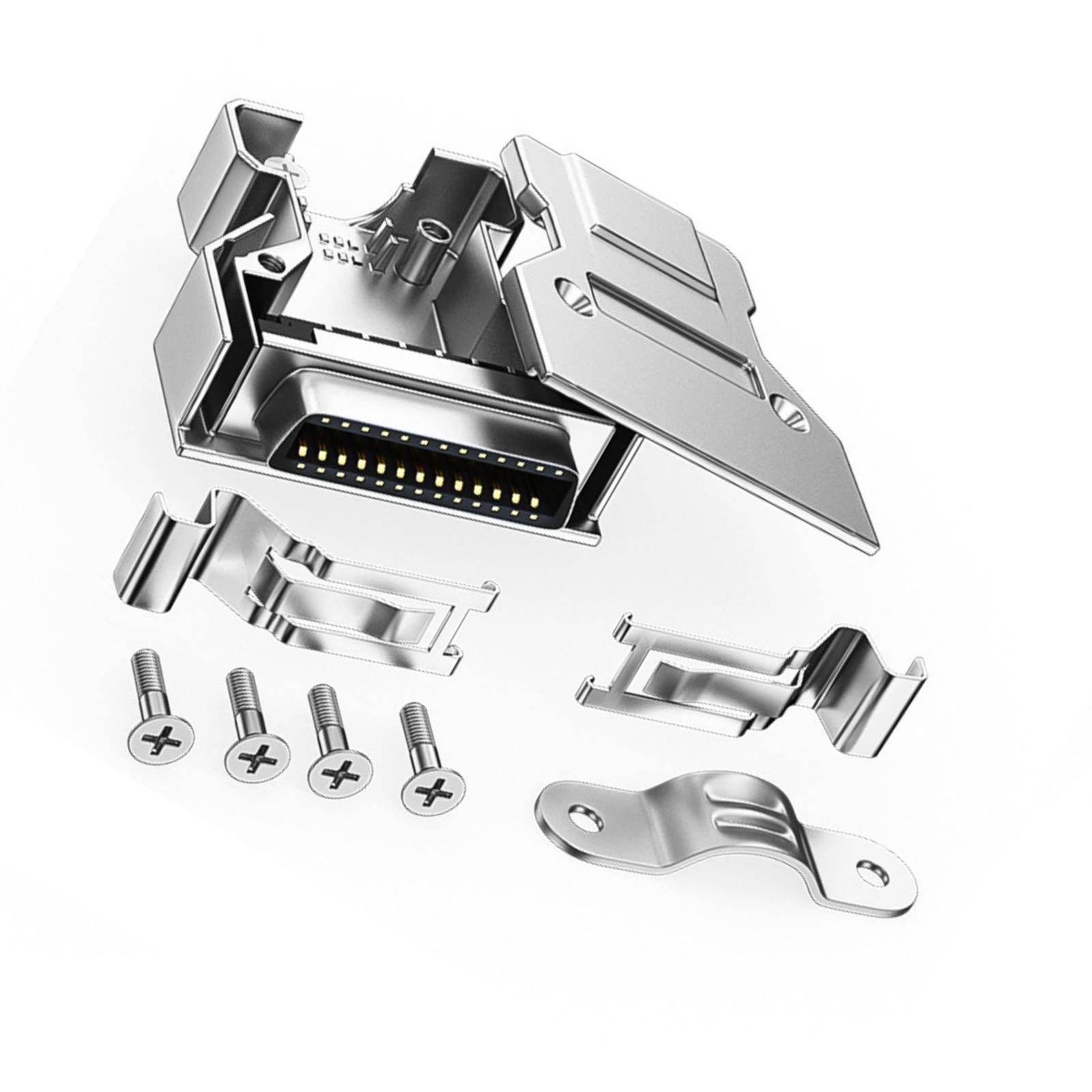 

Standard SCSI Female Solder Connector Set CN14 to CN68 Pin Option Metal Shell with Wide Compatibility