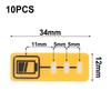 10pcs Pack DCB200 Key Labels Easy To Use Lithium Battery Accessories
