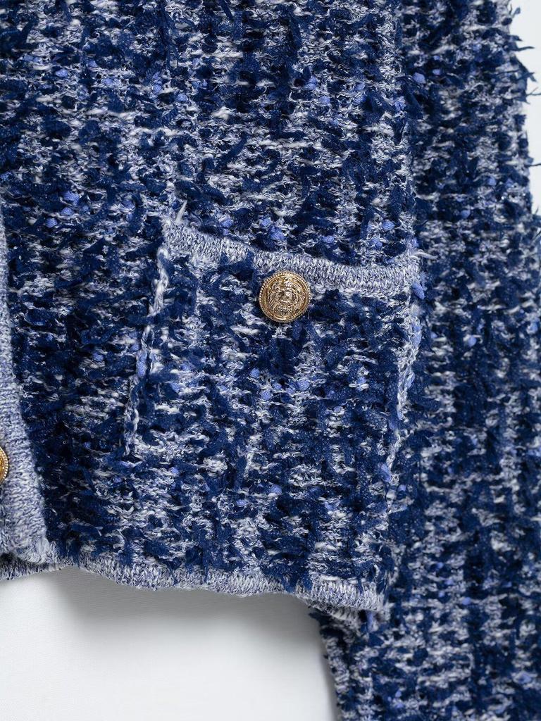 Spring 2025 Women's European & American Style Knit Cardigan