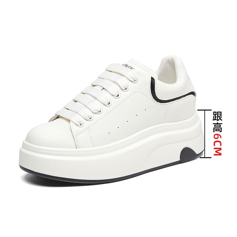 

Height-increasing shoes cm women s casual single shoes McQueen platform white shoes children s versatile small spring women s shoes 40