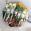 1 PC Automatic Folding Umbrella - Naruto Fire Sage Mode Pattern Portable Foldable Design With 8 Ribs Christmas Birthday Gifts