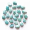 Larimar Pear Cabochon Lot – Calibrated 8x6 Mm Natural Smooth Flat Back Gemstone for Jewelry Making