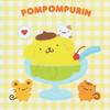 Sanrio Pompompurin B7 Ring Notebook, 12.8x10cm