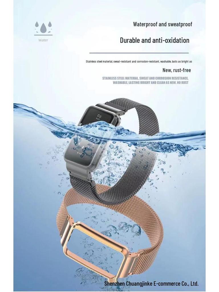 Xiaomi Band 9Pro/8Pro/7Pro Milanese Magnetic Strap Replacement