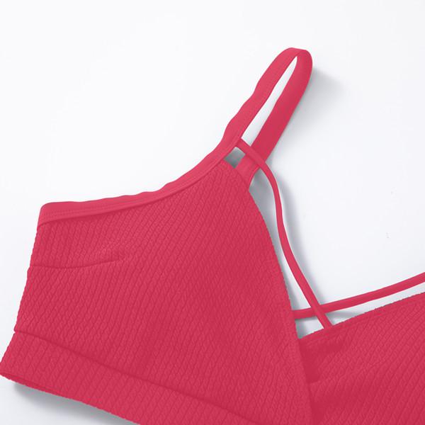 Women's Solid Color Swimwear Swimsuit Two Piece Beachwear Bikini Plus Size Bathing Suits