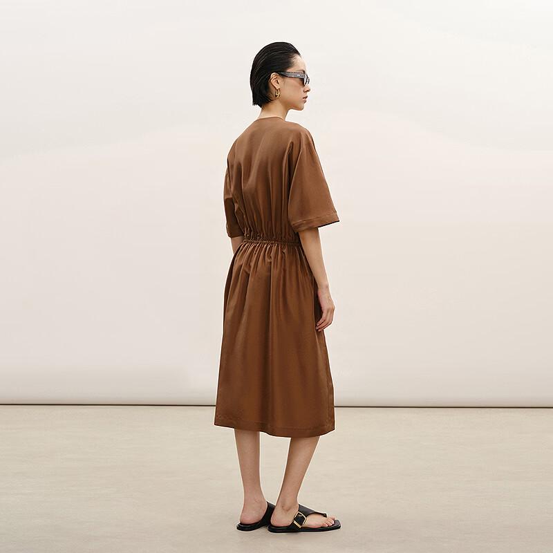 Less 2026 Summer A-Line Mulberry Silk Long Dress