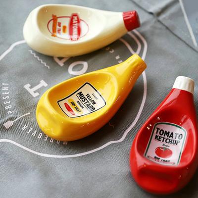 Daldırma Çanağı Göz alıcı Benzersiz Şekil Seramik Domates Ketçap Daldırma Kase Masaüstü Dekor