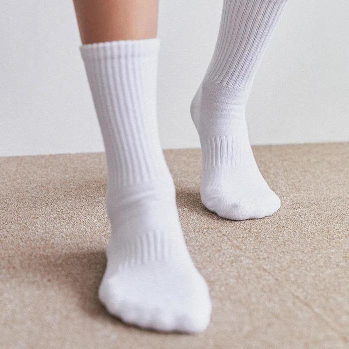 GGRN Women's Sports Running Socks Women's Pile Cushion Crew Socks 8 Pairs_P-00083 Women's Pile Cushion Crew Socks[8EA]