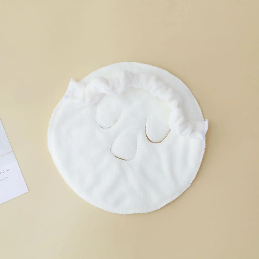 Skin Care Mask Cotton Hot Compress Towel Wet Compress Steamed Face Towel Opens Skin Pore Clean Hot Compress Face Skin Care Tools