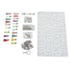 Silikonform-Set    Wiederverwendbare Quastenanhänger Silberne Hörnadeln Werkzeuge für Resin Art C