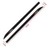 2pcs Carbon Car Door Side Skirt Sill Stripe Sticker Emblem Decals For Renault Clio Laguna 2 Megane 2 3 Duster Logan Captur S333