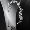 Wedding headband tiara bridal accessories minimalist elegant crystal flower headband