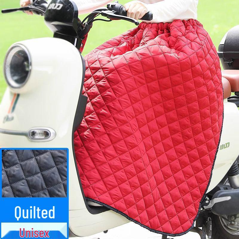 Winter Windproof Fleece-Lined Skirt for Leg and Knee Protection - Unisex Warm Riding Gear