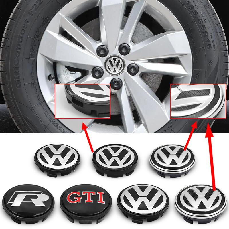2026 Gorące Dla VOLKSWAGEN VW 4 szt. 56mm 65mm Dla VW Volkswagen Jetta MK5 Golf Passat Styling 3B7601171 Logo Samochodu Dekielki Felg H