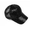 Damen Frühling Sommer Paillettenkappe Sonnenschutz Sonnenhut Sonnenschirm Baseballkappe