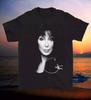 Inspired Cher Signature Cotton Black Men T Shirt S To 5XL Gift For Fans.webp