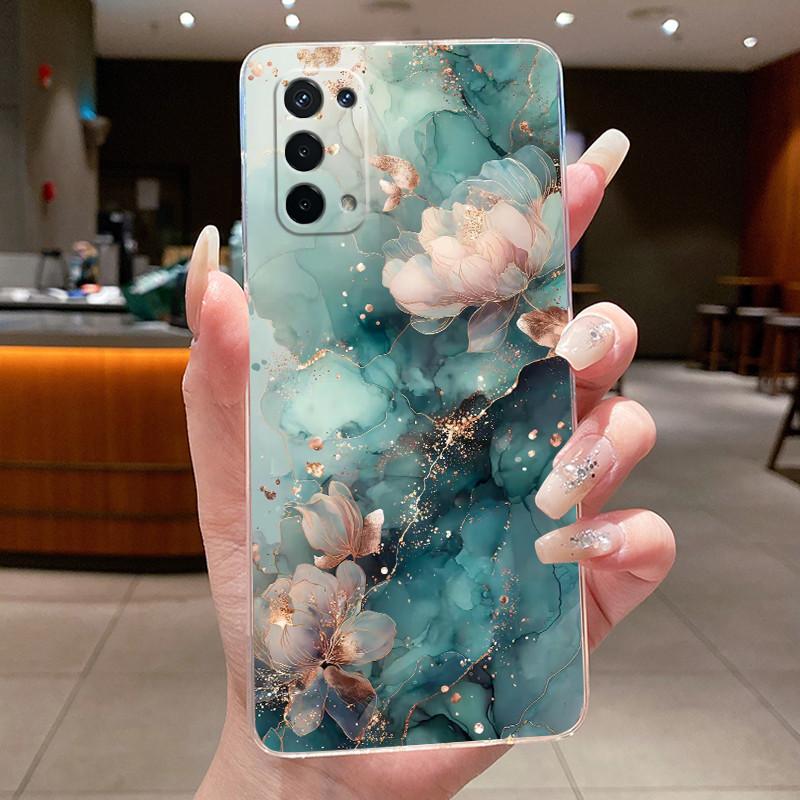 Casing For OPPO A74 5G CPH2197 Phone Case Luxury Dragon Cute Cool Boys Girls Pattern Soft silicone Back Cover Transparent Shell