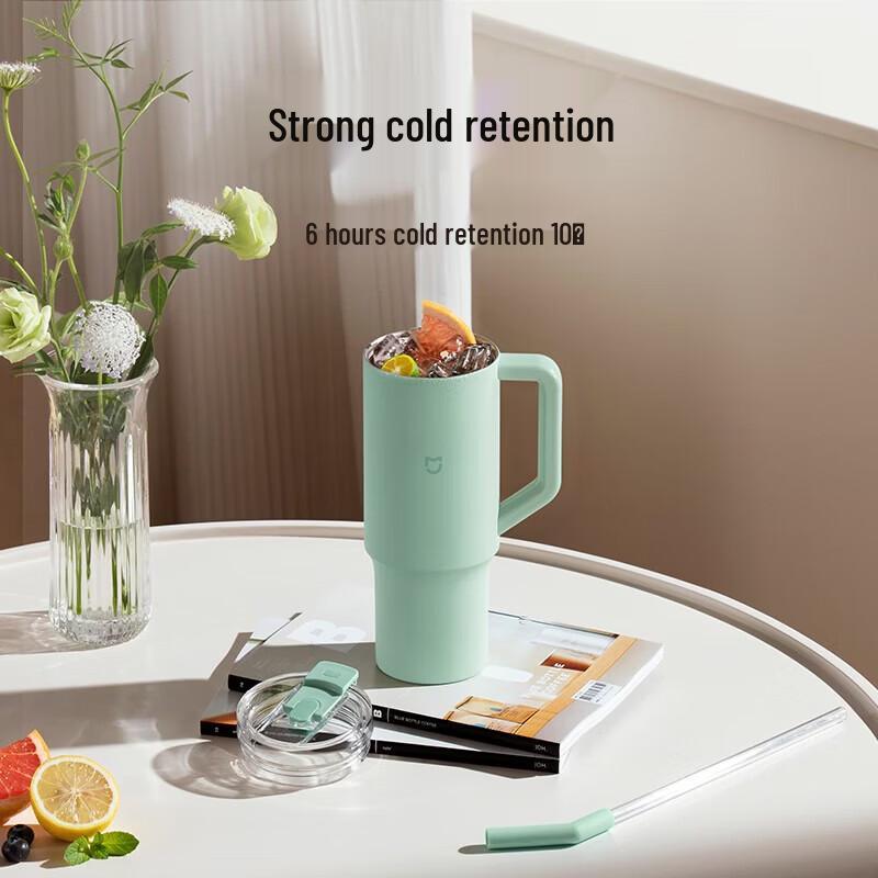 Xiaomi 1L Straw Insulated Thermos Cup