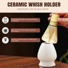 9PCS Matcha Tea Set Whisk Japanese Matcha Tea Whisk Set Holder for Tea Lovers Tea-Making Tools Kitchen Accessories Ceramic Gift
