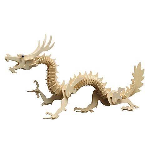 Pebaro Puzzle 3D En Bois Dragon Chinois - Siva Toys857/6