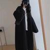 Fall and Winter Women's Sweater Premium Sense Long Sweater Loose Design Niche Lazy Windbreaker Cardigan Jacket Tops