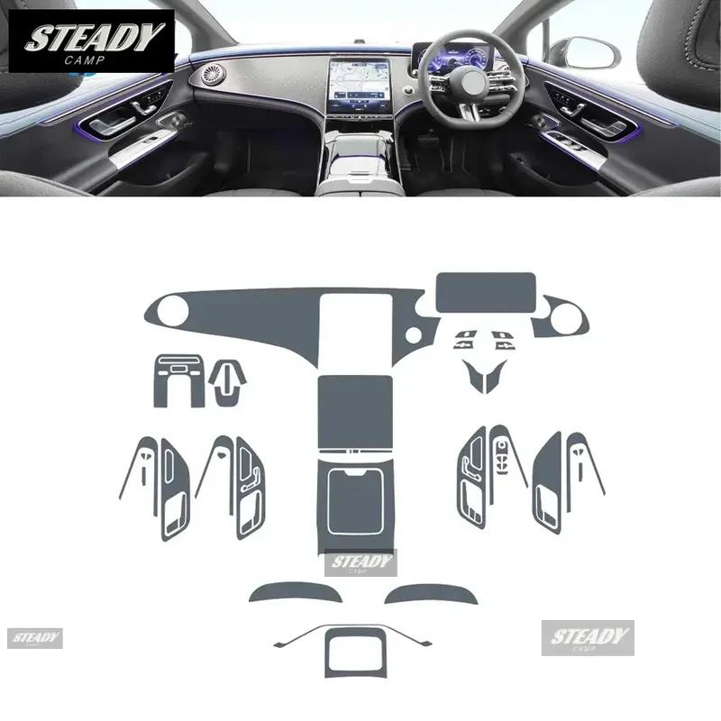 For Mercedes Benz EQE 2022-2023 Car interior Center console transparent TPU Paint protective film Anti scratch sticker LCD PPF