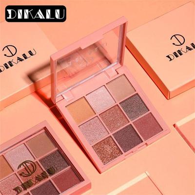 9 -color Jiugong Grid Shadow Plate Pearly Matte Earth Color Eye Shadow