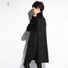 Irregular Woolen Vest Female Mid-length Loose Fit Jacket Autumn Winter