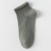 Men's Summer Thin Solid Color Breathable and Sweat Absorbing Mid Calf Sports Socks