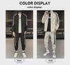 Men's 2023 Casual Sportswear Set: Trendy Spring/Autumn Running Jacket and Pants