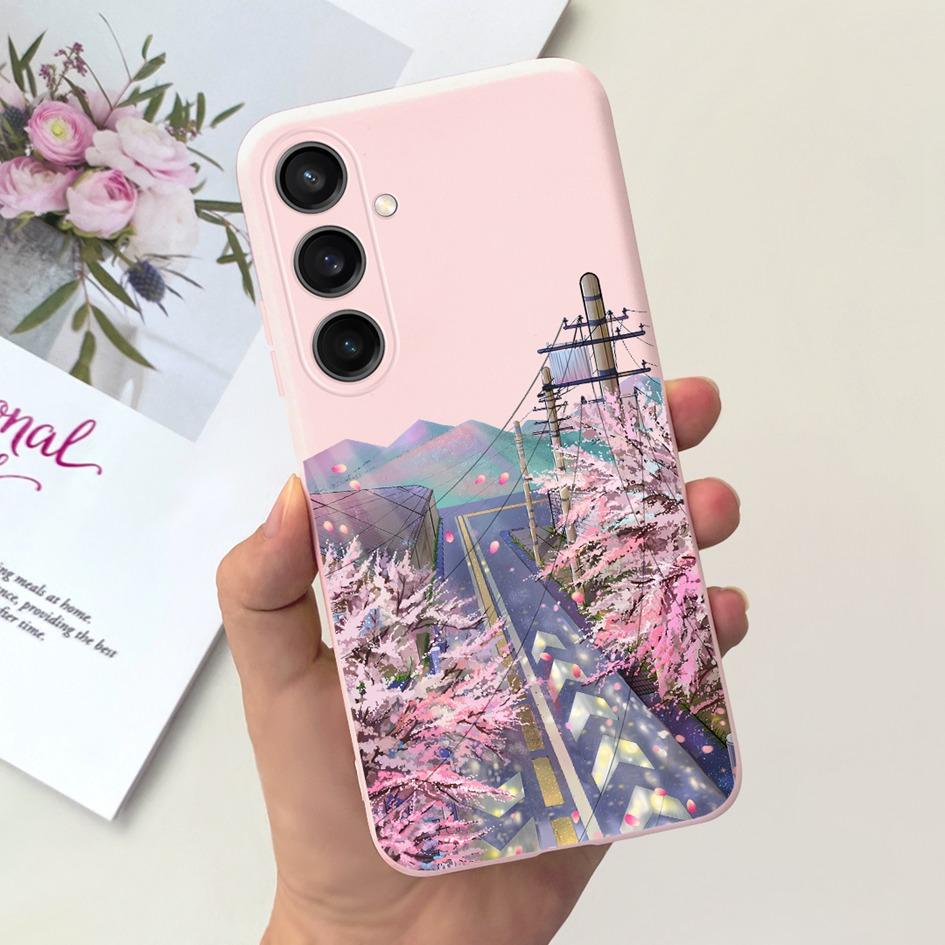 For Samsung Galaxy A25 2023 Case SM-A256B Cover Popular Flower Cartoon Soft Silicone Funda For Samsung A35 A25 5G A 25 Protector