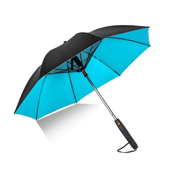 UV Blocking Fan Umbrella 3-in-1 Portable Mist Fan Umbrella Cooling Sun Protection Mister Spray