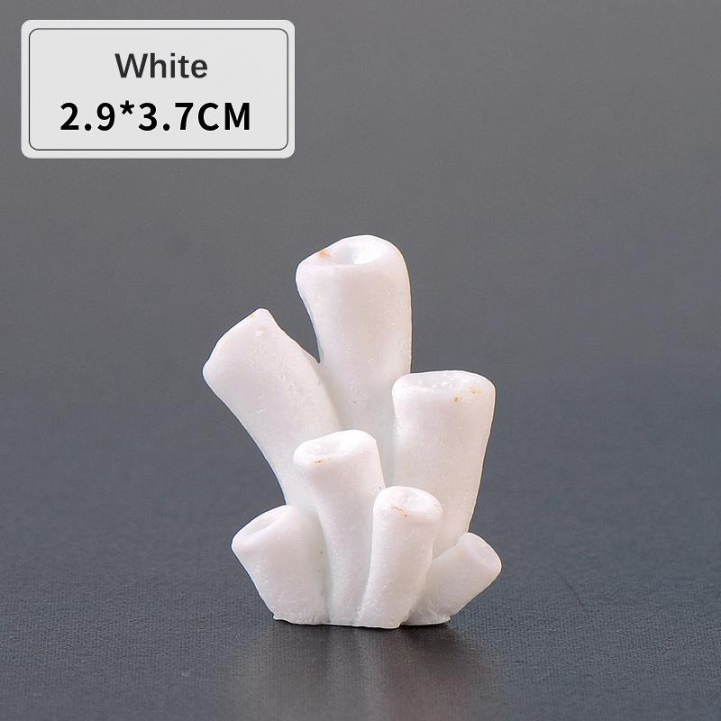 Colorful Mini Artificial Coral Cute Ornamental Fish Gifts Aquarium Decor Multicolor Resin Fashion Diy Art Craft Fish Tank Decora