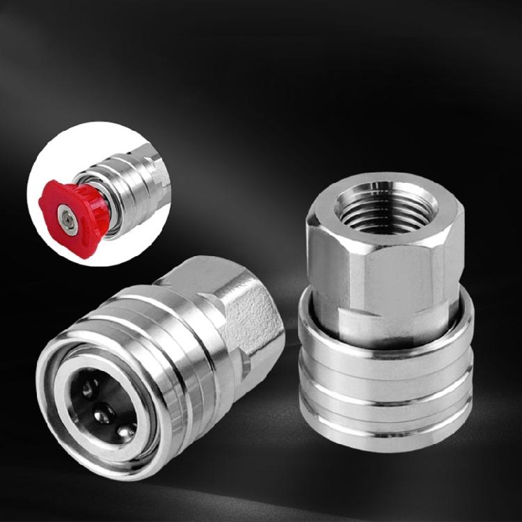 Stainless Steel Quick Connection Pressure Washer Couplers Adapter Attachments Female Fittings for Fast Secure Connection