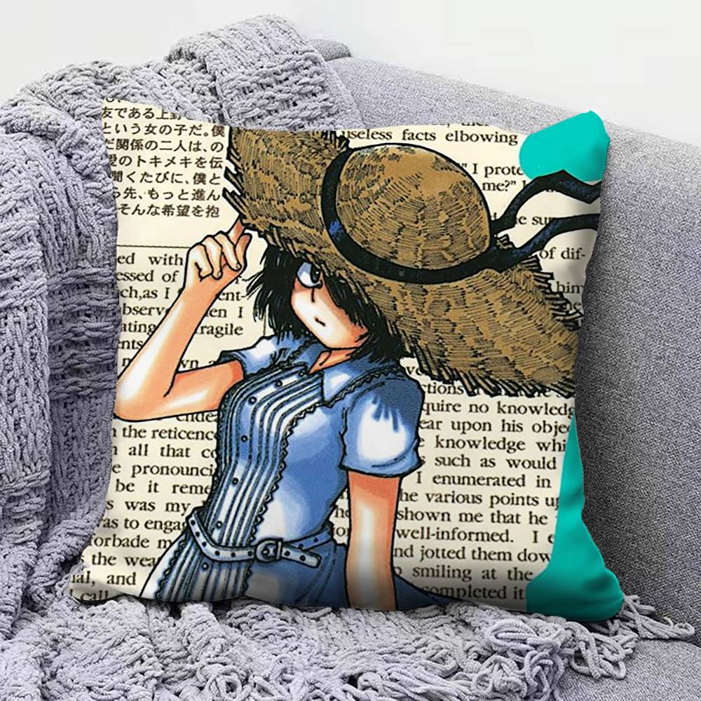 Urabe mikoto Mysterious Girlfriend X Anime Pillow Covers, Home Sofa Cushion Covers and Aecorative Custom