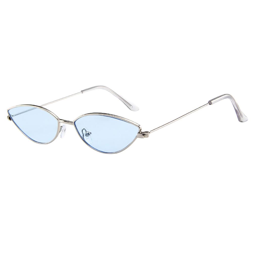 Buy Mens Womens Small Frame Cat Eye Oval Retro Vintage  display picture 1