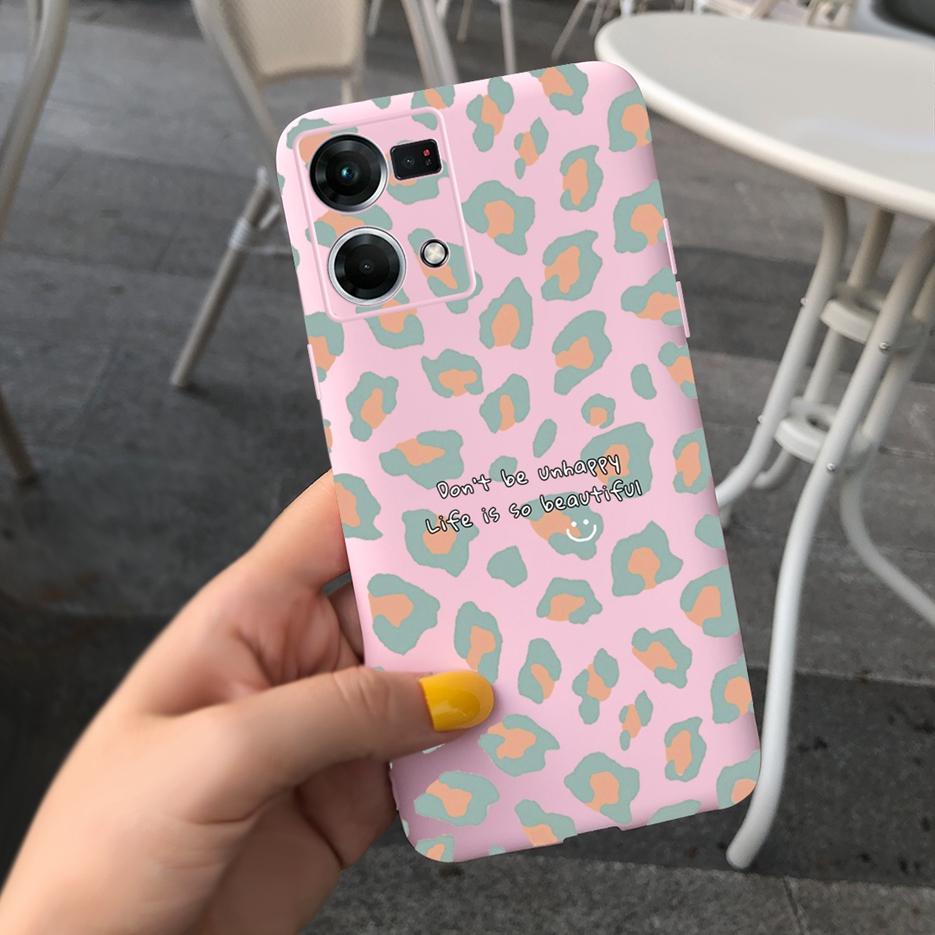 Für Oppo Reno7 4G Hülle CPH2363 Oppo F21 Pro 2022 Schöne Kunst Bemalte Abdeckung Weiche TPU Handyhülle Für Oppo Reno 7 F21 Pro Rückseite