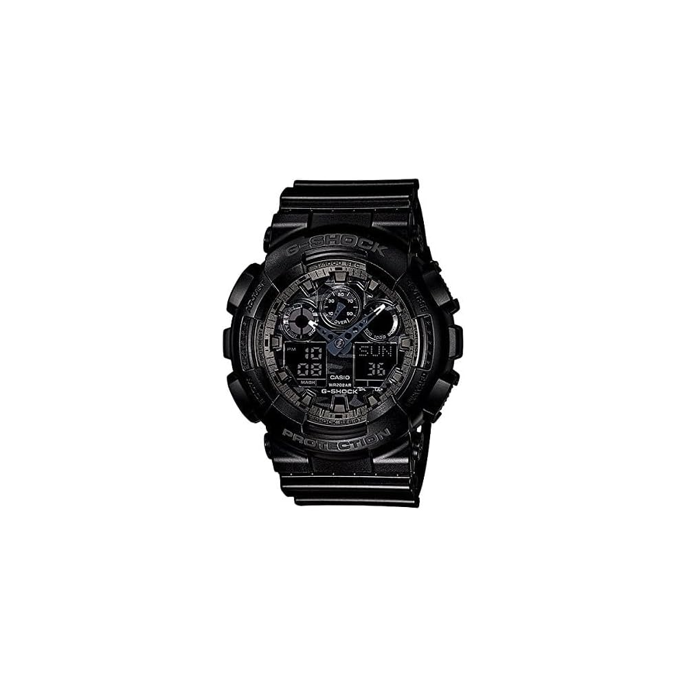 G-SHOCK Camouflage Dial Series 20 Bar Water Resistant Analog-Digital Watch Men s Black Gold