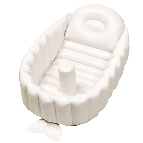 

GREEN LIFE Fluffy Baby Bath, Soft and Gentle on Baby s Skin, with Crotch Stopper, Easy Drying, Hook Hole, and Mildew Resistant, CFB-02 (1 pc)