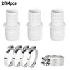 2/3/4-teiliges Schlauchverbinder-Set Mit 32-38mm Schlauchtüllen Poolschlauch-Adapter Düsenadapter Schlauchfitting Zubehör Poolreinigungswerkzeug