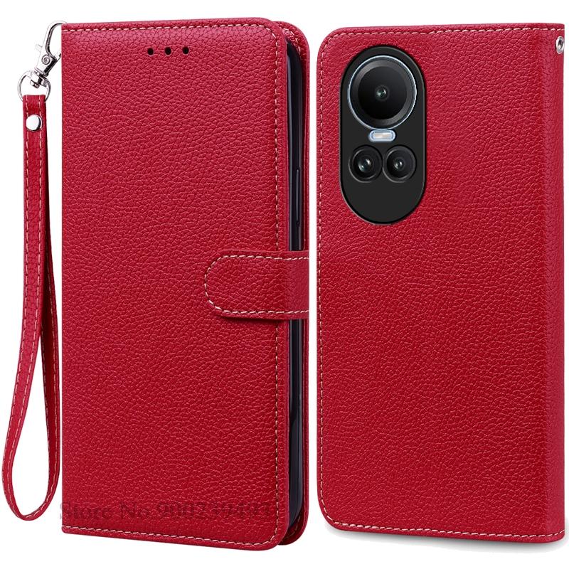 For OPPO Reno 10 5G Case Wallet Leather Flip Case For OPPO Reno 10 Pro 5G Case Phone Covers For Oppo Reno 10 Pro Plus Covers