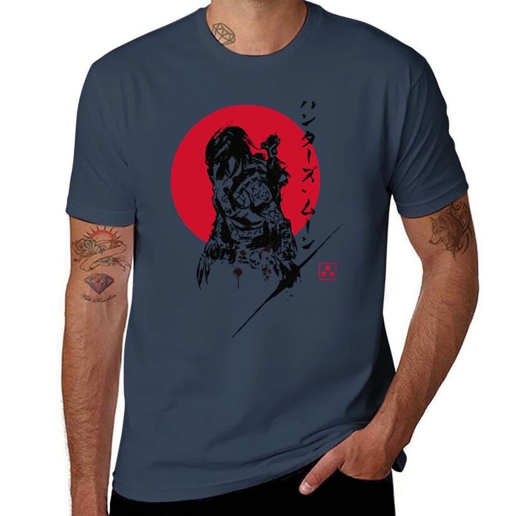 Hunters Moon Tshirt Casual Fashion Print Tee Top