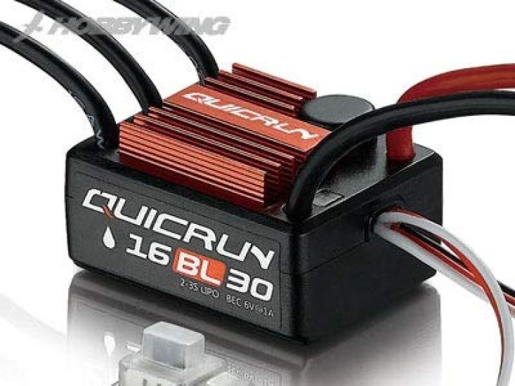 

HOBBYWING Hobby Wing Speed Controller for Car Brushless Motor QuicRUN-WP-16BL30 1/16